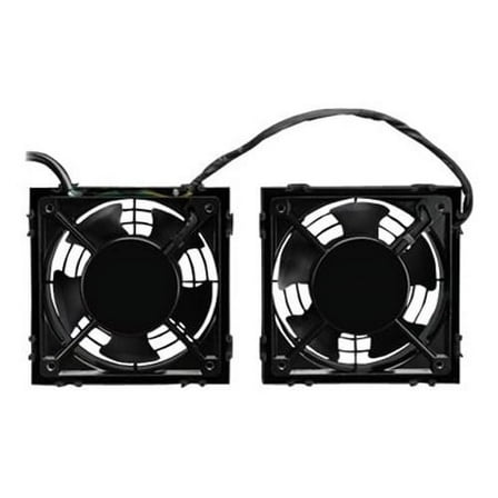 Tripp Lite Wallmount Rack Enclosure Cooling Roof Fan Kit 120V 5-15P (SRFANWM)