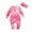Pink, variant on Baby Girl Clothes Sale Clearance Baby Romper Sweater Baby Onesies 0-3 Months Girls Long Sleeve Newborn White Sweater Jumpsuit