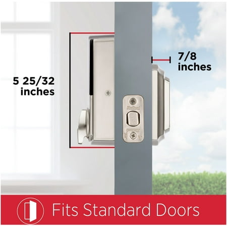 Kwikset - Halo Smart Lock Wi-Fi Replacement Deadbolt with App/Key/Fingerprint Access - Venetian Bronze