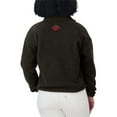 thumbnail image 5 of Women's WEAR by Erin Andrews Black Kansas City Chiefs Polar Fleece Half-Zip Jacket, 5 of 5