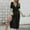 Black, variant on Sheer Swimsuit Cover Up for Women Swimsuit Cover Ups Mesh Side Split Ladies Beach Dress Casual