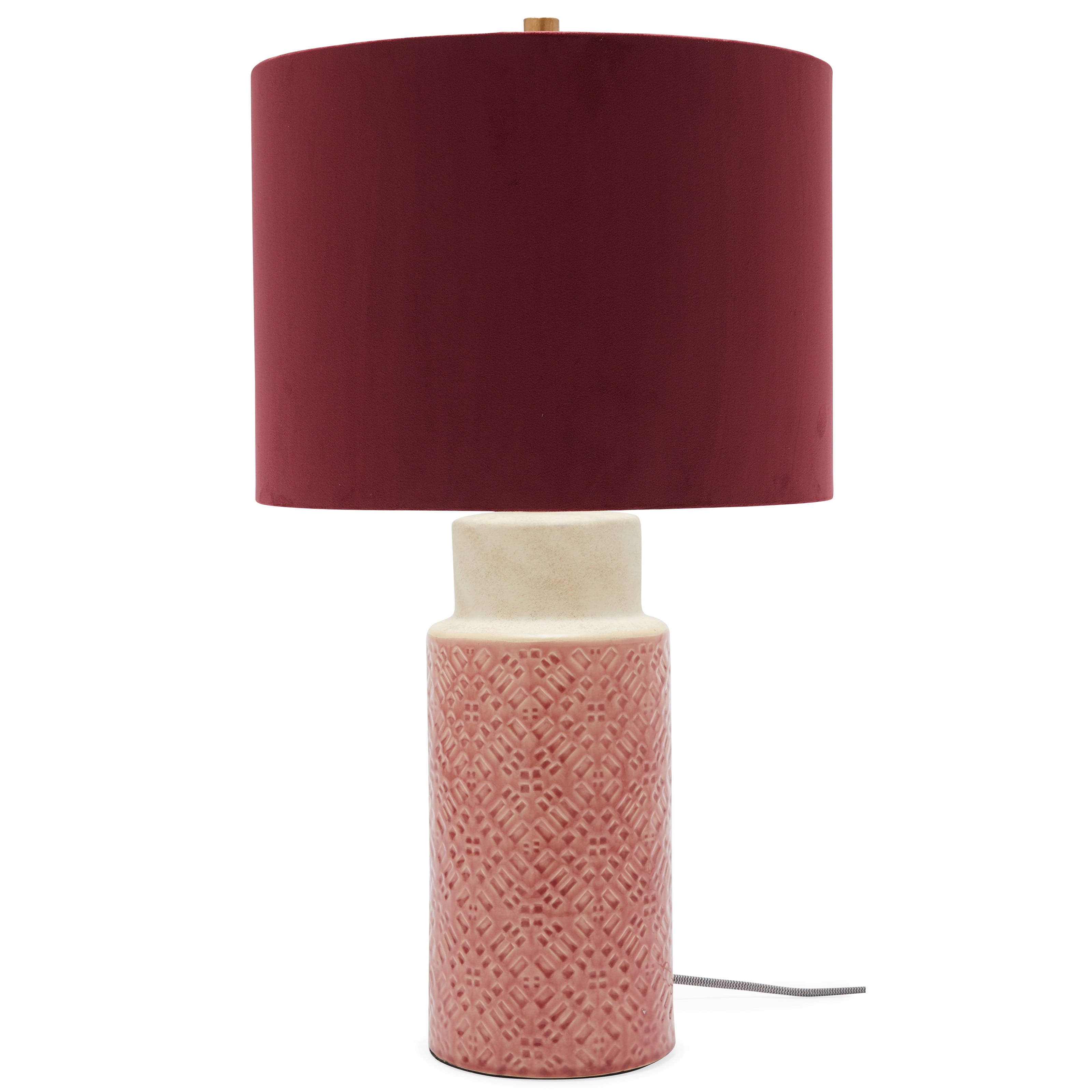 Verona Table Lamp NEW Fusion Pink £9.99 Free P/&P