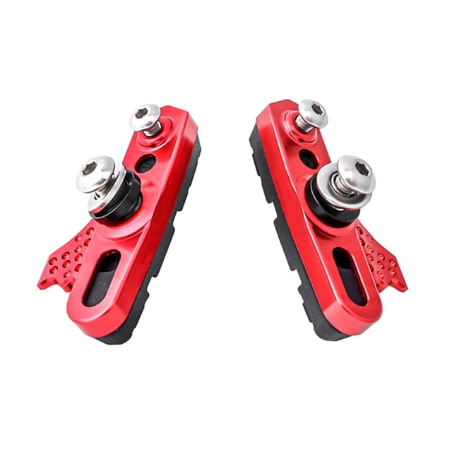 Eigraketly 1 par de pastillas de freno, accesorio de repuesto, tope de rueda, pieza de bicicleta para reemplazar Ciclismo Negro rojo Eigraketly OD020648-05