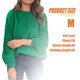 thumbnail image 2 of Suéter de moda para mujer, suéter de manga larga, informal, de punto acanalado, para invierno, suéter, camisa, top, 2 of 5