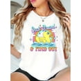 thumbnail image 1 of Camiseta Clásica de Verano para MujerWomen's Colorful Duck Graphic Tee - Casual Crew Neck Short Sleeve T-Shirt, Stretchy & Breathable Polyester Blend, Perfect for SummerFather's Day, Mother's Day, N, 1 of 6