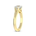 thumbnail image 3 of IGI Certified 1 Carat Cushion Shape Lab Grown Diamond Engagement Ring | 14K Yellow Gold | Cathedral Split Shank Solitaire Diamond Ring | FG-VS1-VS2 Quality Friendly Diamonds, 3 of 6