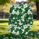 thumbnail image 4 of Ceisia Men's Loose Fit Waffle Knit Sweatshirt - St. Patrick's Day Festive All-Over Print Green XXL Gifts, 4 of 5