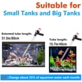 thumbnail image 2 of Limpiador de grava NQ para acuarios cambiador de agua con sifón de agua y botón de aire, 2 of 3