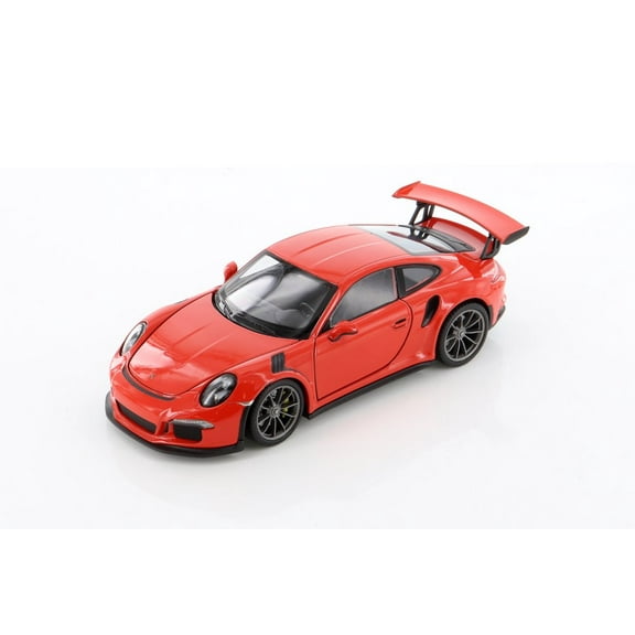 Porsche 911 GT3 RS, Red - Welly 24080/4D - 1/24 scale Diecast Model Toy Car