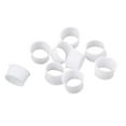 thumbnail image 2 of 10 Pieces Stretchy Tennis Racket Handle Rubber Tennis Racquet Band - White, 2 of 9