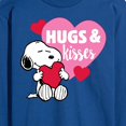 thumbnail image 3 of Peanuts - Snoopy Hugs And Kisses - Men's Long Sleeve T-Shirt, 3 of 6