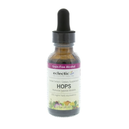 Herbal Uses Eclectic Institute Herbal Extract Female and Sleep Support Supplement Hops Daily Use Essential Oil ()