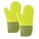 thumbnail image 1 of 1 par de guantes, guantes de aislamiento térmico con patrón de rombos, guantes de horno de cocina, guantes de silicona y algodón MFZFUKR BST3026115-2, 1 of 5