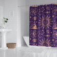 thumbnail image 3 of Gothic Shower Curtain Set - Dark Celestial Moon & Star Print, Mystical Cosmic Bath Decor, Waterproof Polyester 72"x84", Goth Aesthetic Gift, 3 of 5