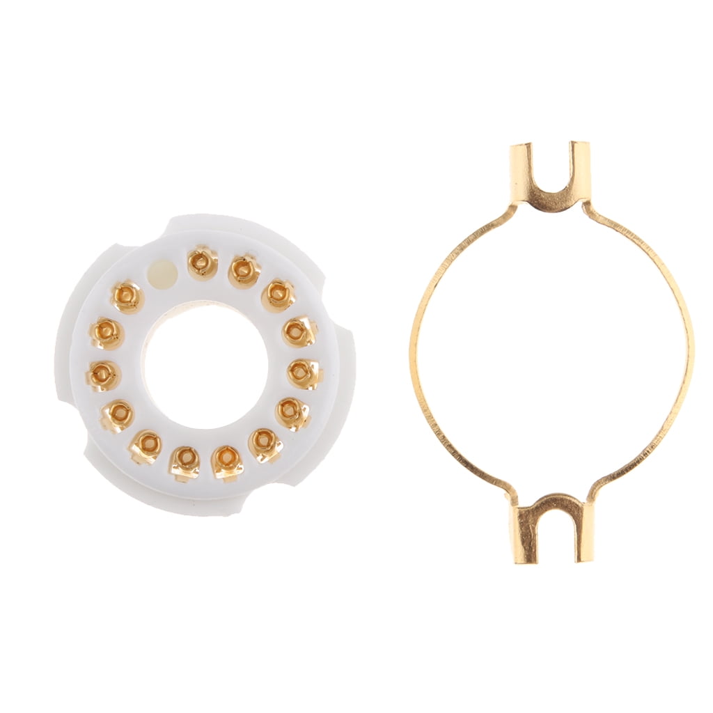 a-chan　0331 Tachiuwa 14 Pin Ceramic Multi Mount Vacuum Tube Socket, PCB