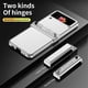 thumbnail image 2 of XWSHYW Accesorios para Teléfonos Móviles Estuche para Teléfono Móvil Zflip4 Bisagra Galvanizada, 5 G, Funda de Cuero Protección Contra Caídas Estuche para Lápizóptico, 2 of 6