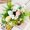 B, variant on HongHeng 1Pc Easter Egg Stems Flowers Artificial Spring Flowers Floral Stems Easter Decorations Artificial Easter Floral Picks for Easter Home Vase Table Centerpieces Wreath