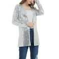 thumbnail image 2 of Women's Sequin Cardigan Top Party Cocktail Outerwear Coat, 2 of 5