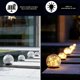 thumbnail image 2 of Globos solares Luces Decoración de jardín al aire libre Bolas solares Luces solares de vidrio craquelado, 2 of 9