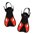 thumbnail image 2 of koolsoo Swim Short Training Open Heel Adjustable Snorkel Flippers For Kids Red, 2 of 9