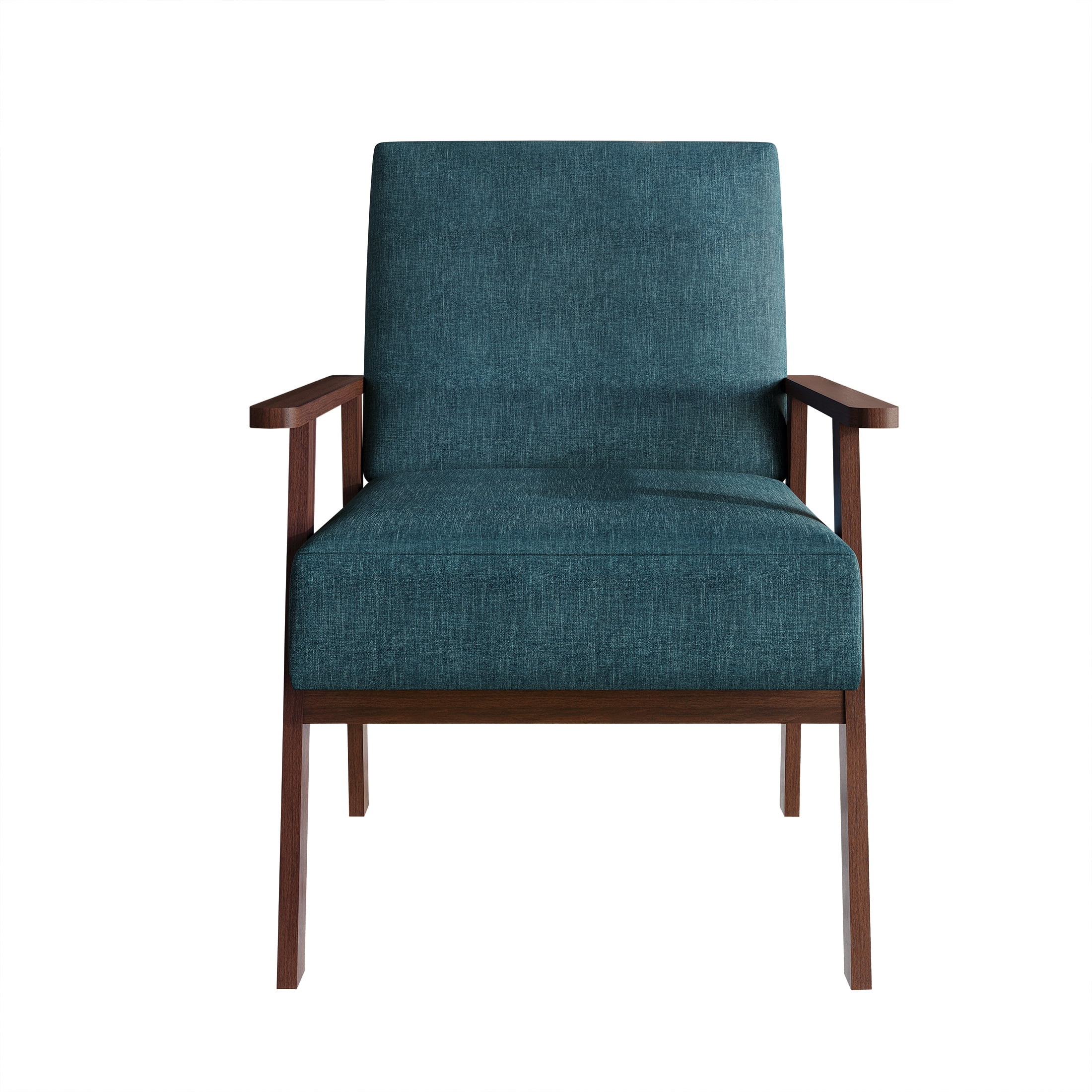 Castle Place Contemporary Accent Chair, Blue