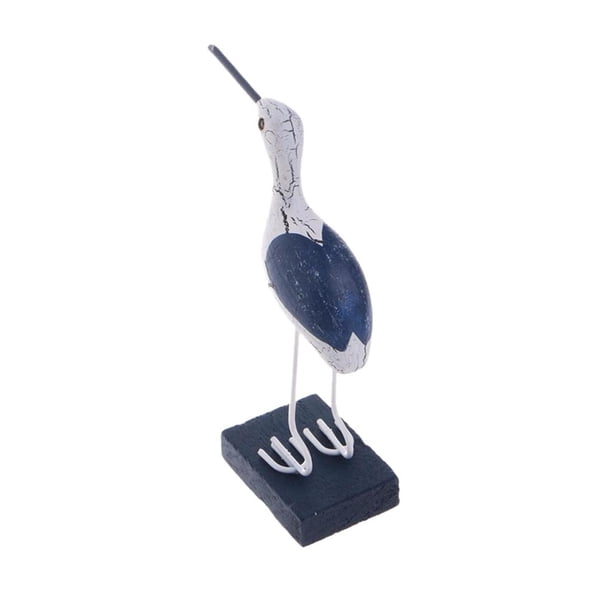 3 piezas gaviota CUTICAT Adorno de concha náutica decorativo de animales moderno estantería de escritorio