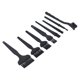 thumbnail image 5 of 8Pcs Non Static Brushes Portable Plastic Handle ABS Electronics Computer Keyboard Cleaning Brush Kit, 5 of 5