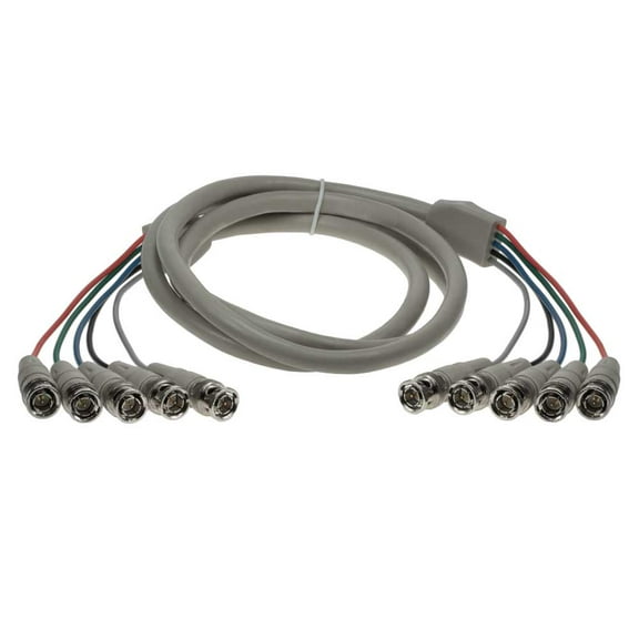 SF Cable 10 feet 5 BNC Male to 5 BNC Male Cable