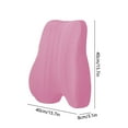 thumbnail image 3 of Inerposs Lumbar Support Cushion, Ergonomic Foam Backrest, Comfortable Chair Pillow, Versatile Home and Car Use, Solid Design for Lower Back Relief, 3 of 7