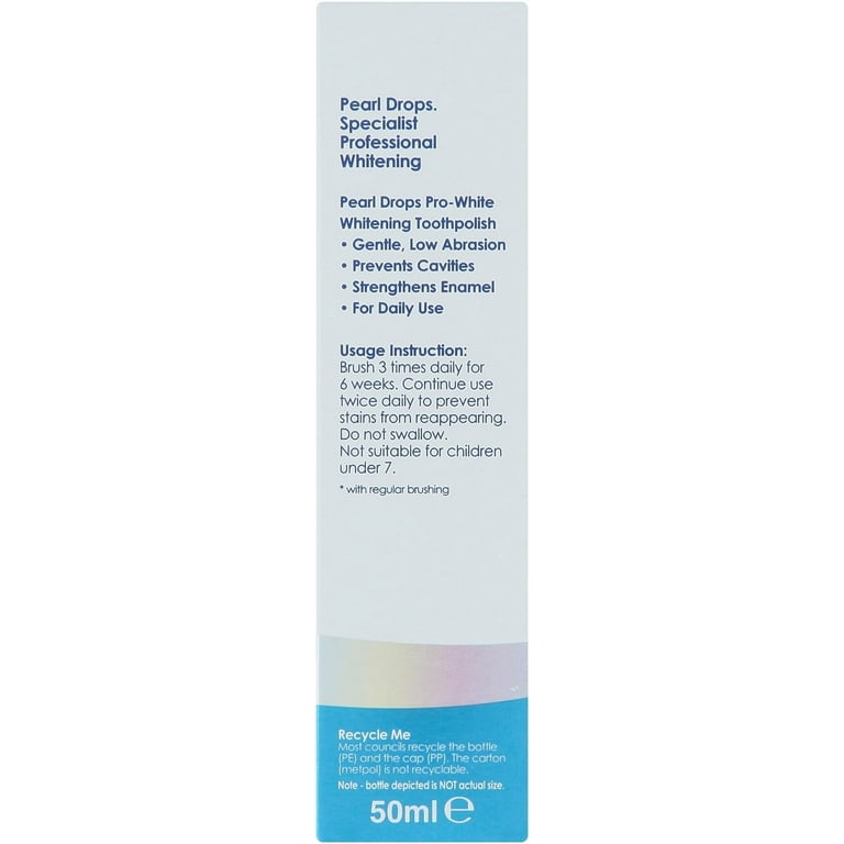 Pearl Drops Pro-White Intensive Whitening Tooth Polish 50ml