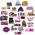 thumbnail image 4 of 25Pcs Shoe Charms Cute Colorful Letter Words Cartoon Cute Shoe Ornaments - Shoe Decoration Charms for Holiday Gifts for Boys and Girls - PVC Waterproof Plastic, 4 of 29