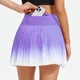 thumbnail image 4 of Falda pantalón de yoga Illusion de dos piezas con cintura alta para mujer, para fitness, correr, entrenamiento, ropa de abrigo, mallas deportivas para gimnasio, 4 of 5
