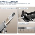 thumbnail image 4 of Tendedero de Ropa, Tendedero Pared Extensible, Tendedero Retractil Pared, Capacidad de Carga 50KG,Ángulo Ajustable 360°, para Ahorro de Espacio para Balcón, Lavandería (Blanco), 4 of 4