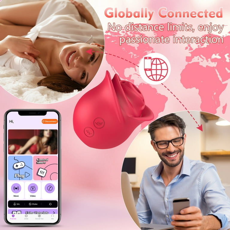 NCTTRP Rose Personal Care Device, 10 Modes, App Remote