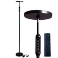 thumbnail image 2 of LED Torchiere Super Bright 70" Floor Lamp (5 Color Settings) 2,100 Lumens,Dimmable Black Metal with Remote, 2 of 5