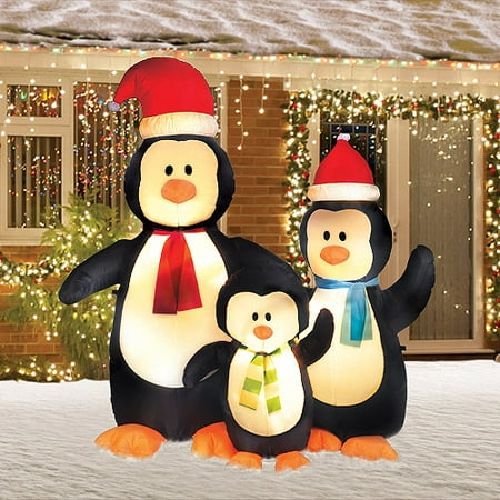 Holiday Time 6ft-pngn Family Inflatabel Outdoor - Walmart.com