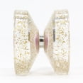 thumbnail image 2 of YoYoFactory Wedge Yo-Yo - Polycarbonate - Evan Nagao Signature (Glitter with Pink Hub), 2 of 3