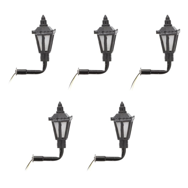 5pcs Luces de mesa de mesa de arena Lámpara de pared decorativa Modelo Mini ornamento de luz