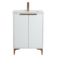 thumbnail image 2 of Fine Fixtures Wilmington 24 Inch Bathroom Vanity With Sink - Fully Assembled Bathroom Sink Cabinet, Bathroom Vanities, White Bathroom Vanity, Small Bathroom Sink Cabinet, 24 Bathroom Vanity With Sink, 2 of 7