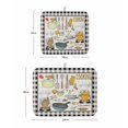 thumbnail image 7 of Dish Drying Mat for Kitchen Counter Cooking Kitchenware Gnome Drying Pad Absorbent Drying Mats for Countertops Sinks Draining Racks Kitchen Tool Black Plaid Drainer Kitchen Accessories 18x24 Inch, 7 of 7