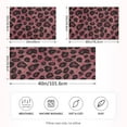 thumbnail image 2 of Yayeee Pillowcase Queen Size Set of 2 Satin Wrinkle Resistant Envelope Pillow Case, Deep Red Leopard Pattern, 2 of 8