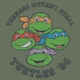 thumbnail image 2 of Women's Teenage Mutant Ninja Turtles Distressed Group '84  Graphic T-Shirt, 2 of 3