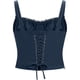 thumbnail image 3 of Blusa de encaje sin mangas informal de verano para mujer, blusa moldeadora, 3 of 5
