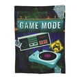 thumbnail image 1 of Retro Game Mode Throw Blanket, Fluffy Soft Cozy Blanket Flannel Plush Microfiber Couch Throw, 80"x60", 1 of 8