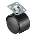 thumbnail image 5 of 4Pcs 2 inch Office Chair Casters Nylon Twin Wheel,Top Plate Mount, 5 of 5