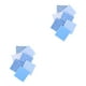 thumbnail image 1 of Bearachild 7 Uds serie de Color azul tela de algodón diferentes patrones impresos materiales de tela para DIY muñecas de costura Azul 25*25cm 2piezas, 1 of 6