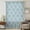Blue, variant on Boho Moroccan Sheer Curtains 54 Inches Long, Vintage Morocco Quatrefoil Geometric Light Filering Curtains, Breathable Simi Curtain Privacy Drapes for Kitchen Bathroom Small Window Treatment