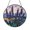 Stained Glass 5.9 Inch, variant on Lavender Meadow Stained Glass Style Suncatcher – Home Decor