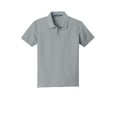 thumbnail image 5 of Port Authority Youth Core Classic Pique Polo Y100 - Gusty Grey - XS, 5 of 6