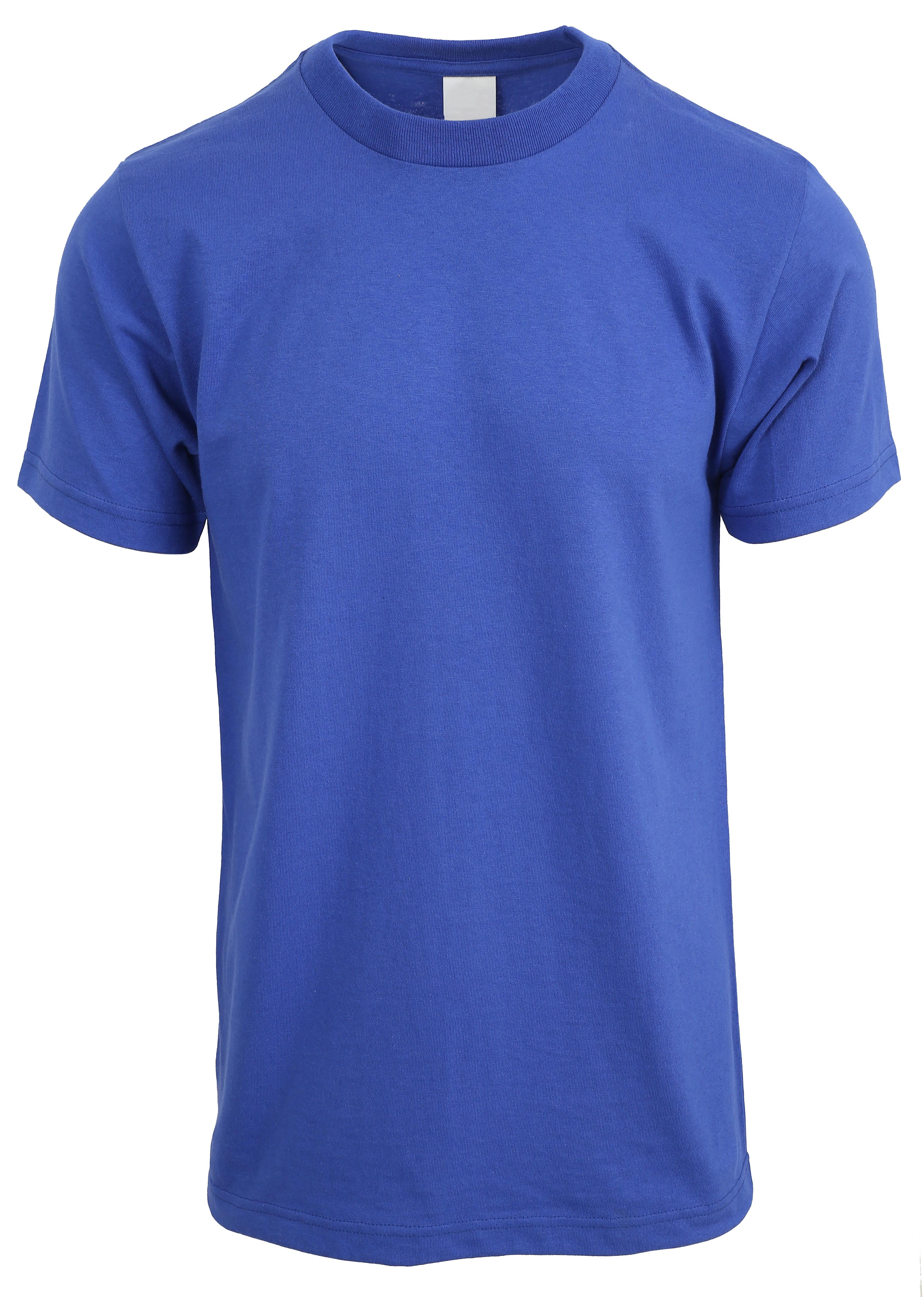 Ma Croix Mens Crew Neck T Shirt Solid 